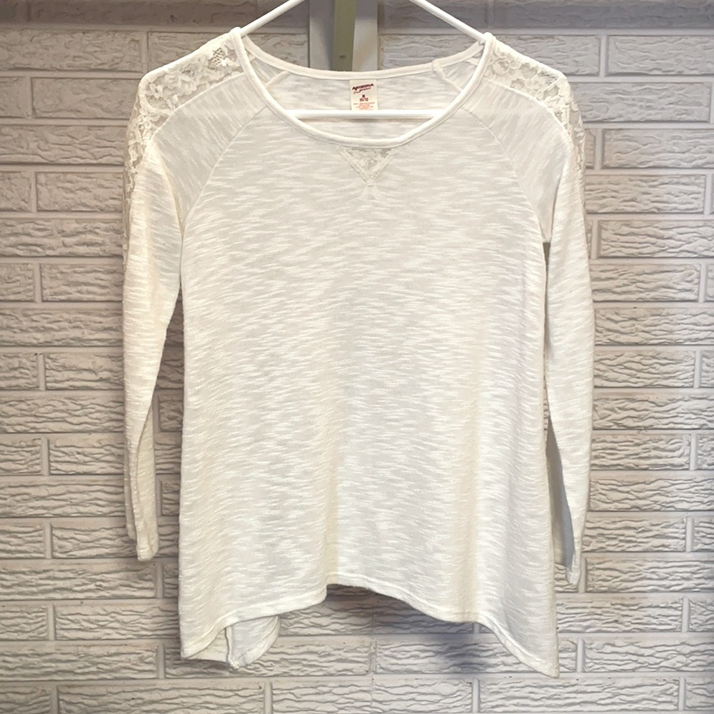 White Long Sleeve Top